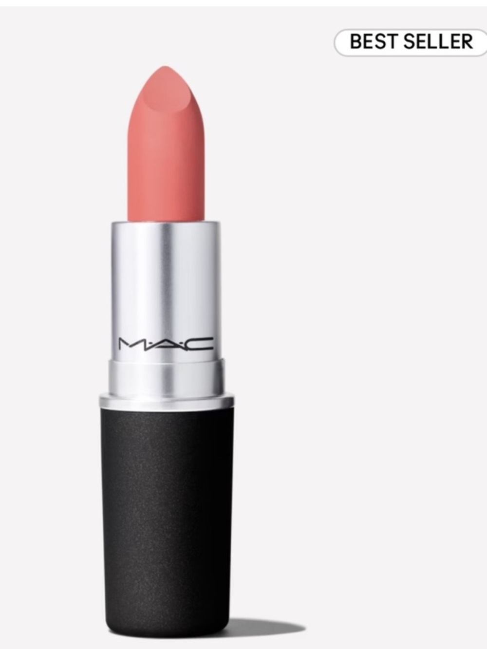 MAC COSMETICS Powder Kiss Matte Lipstick 631 Teddy 2.0 (Deep-Tone Beige) NIB $27